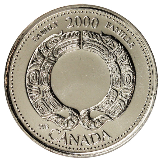 2000 Family Canada 25-cents Proof Like