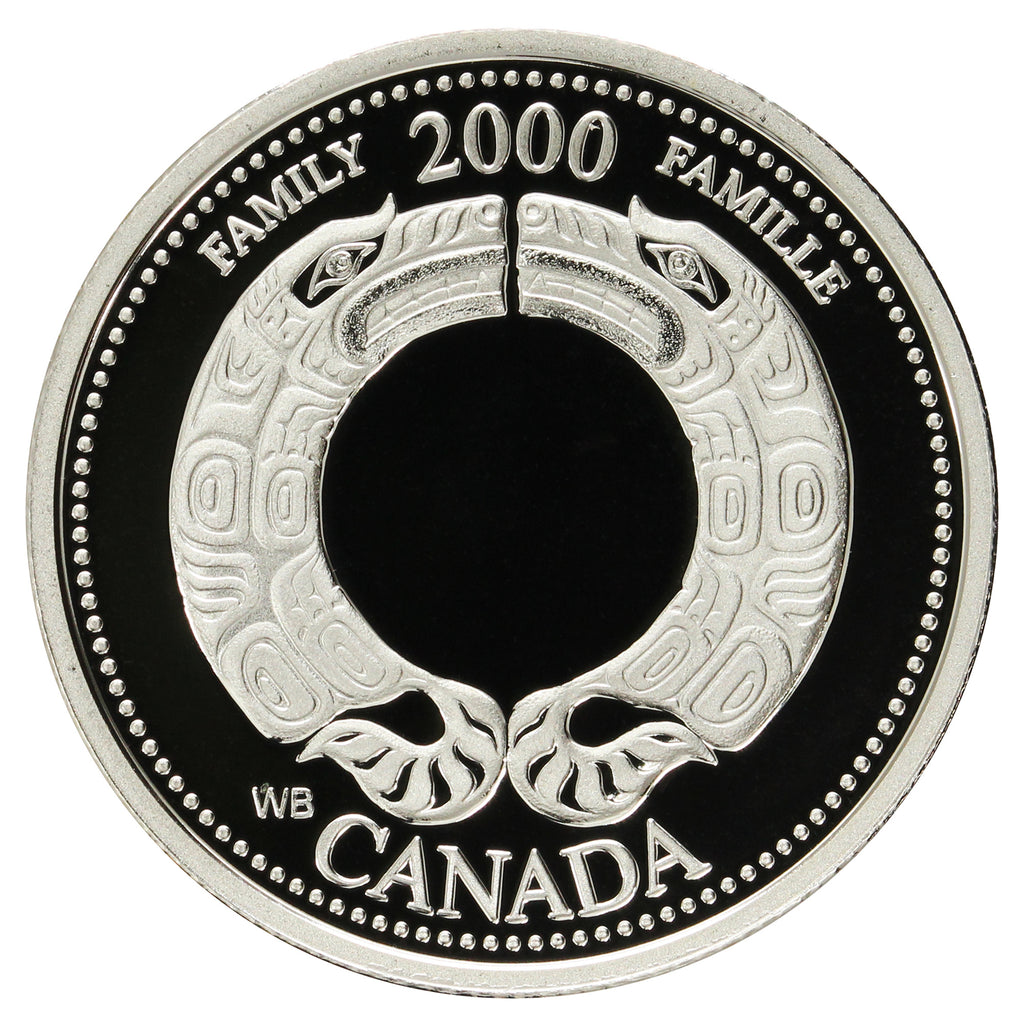 2000 Family Canada 25-cents Silver Proof