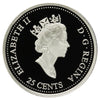 2000 Freedom Canada 25-cents Silver Proof