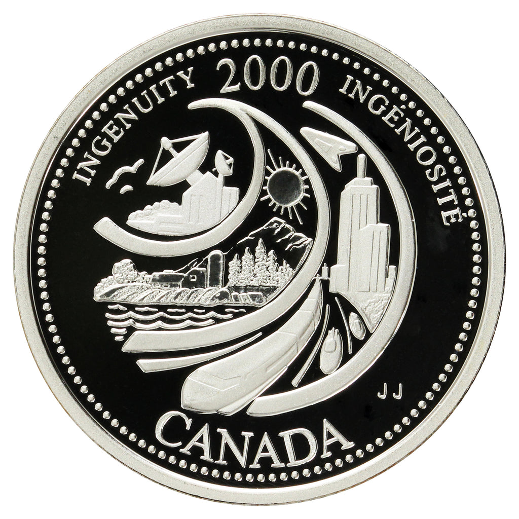2000 Ingenuity Canada 25-cents Silver Proof