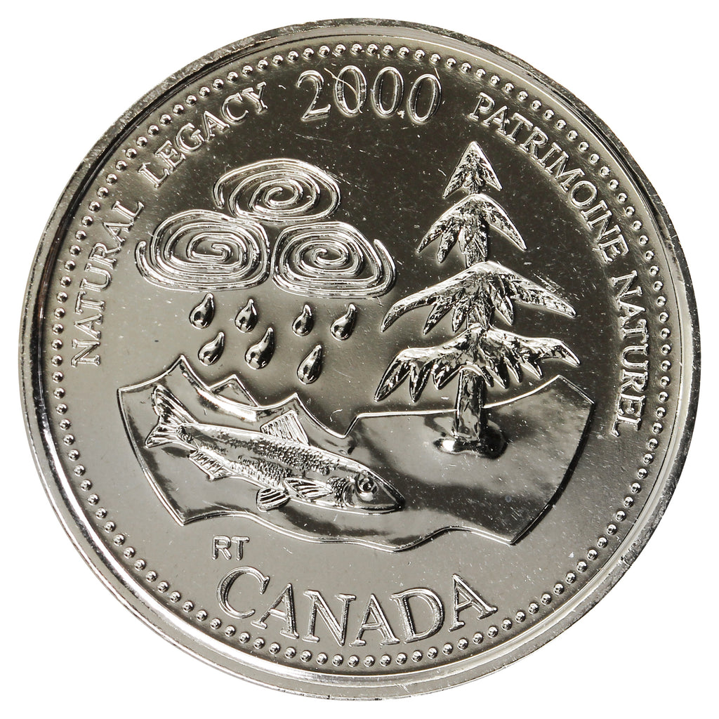 2000 Natural Legacy Canada 25-cents Proof Like
