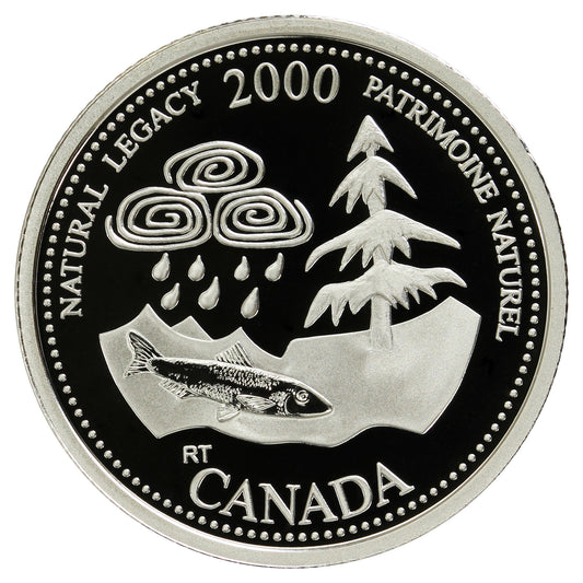 2000 Natural Legacy Canada 25-cents Silver Proof