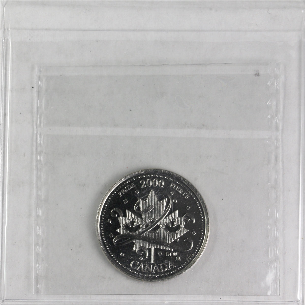 2000 Pride Canada 25-cents ICCS Certified MS64