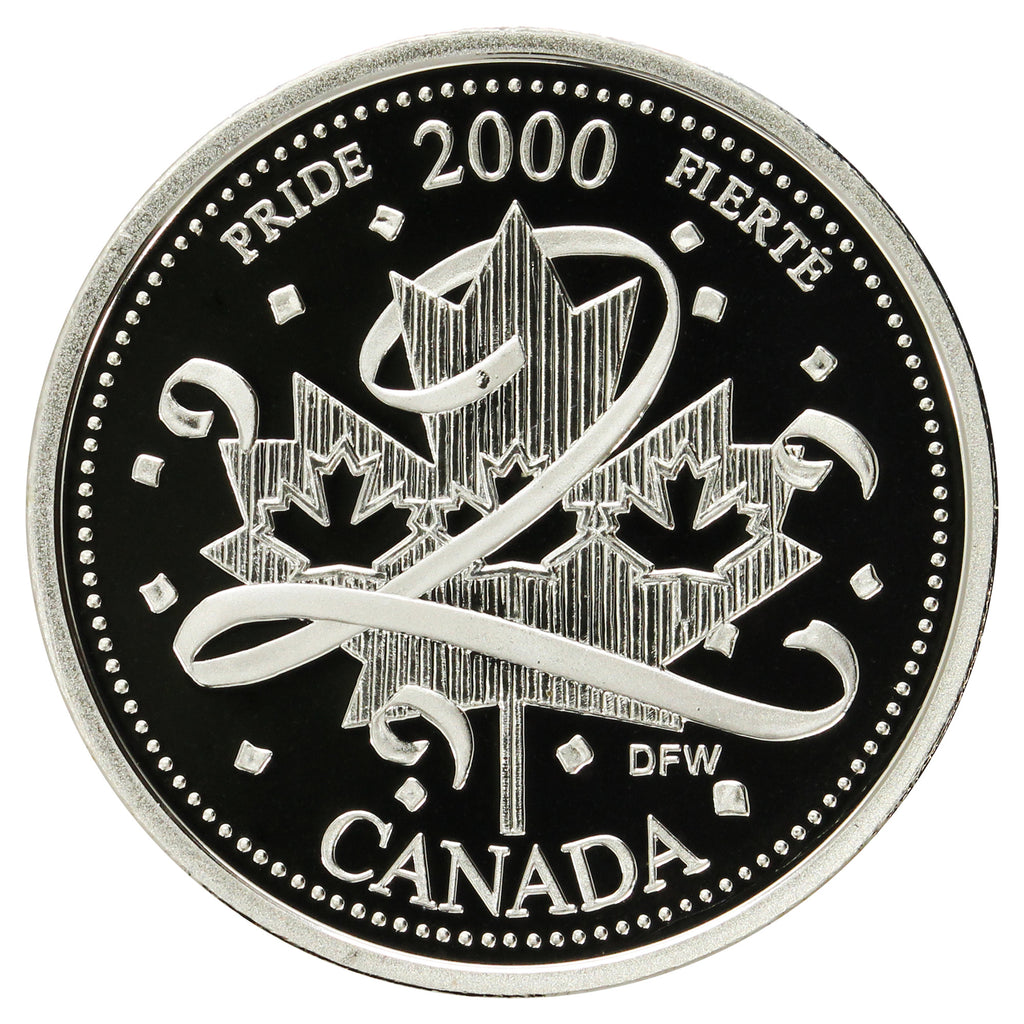 2000 Pride Canada 25-cents Silver Proof