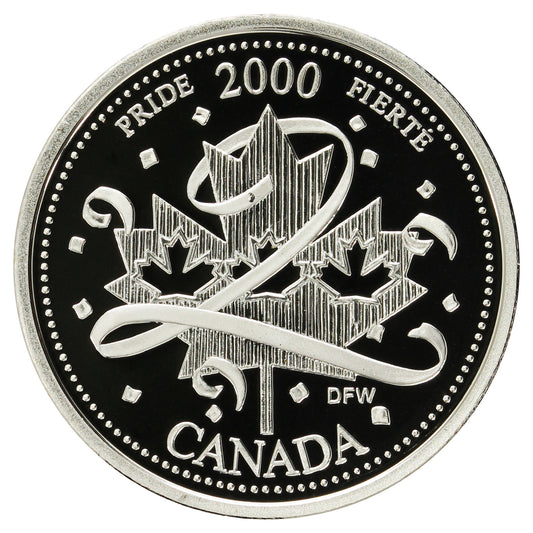2000 Pride Canada 25-cents Silver Proof
