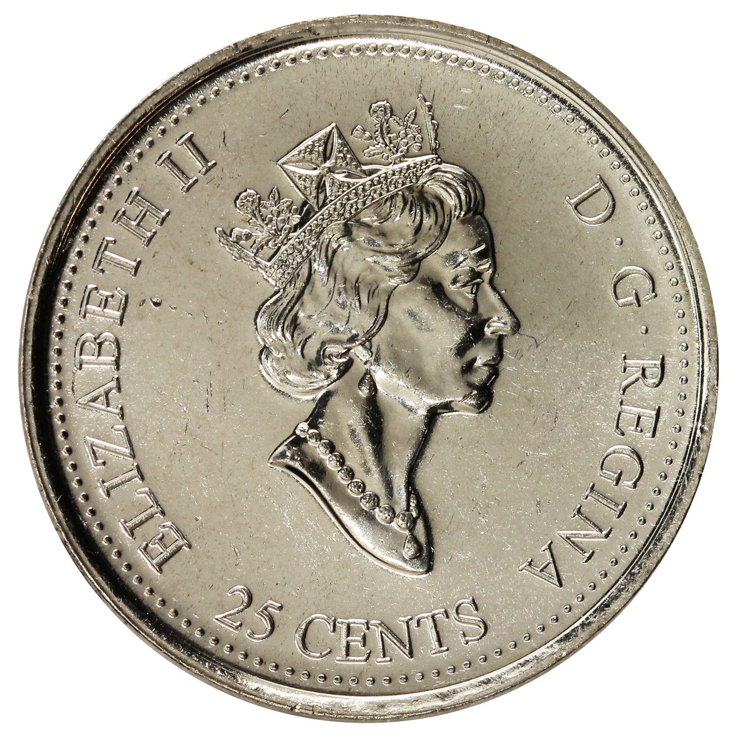 2000 Wisdom Canada 25-cents Brilliant Uncirculated (MS-63)