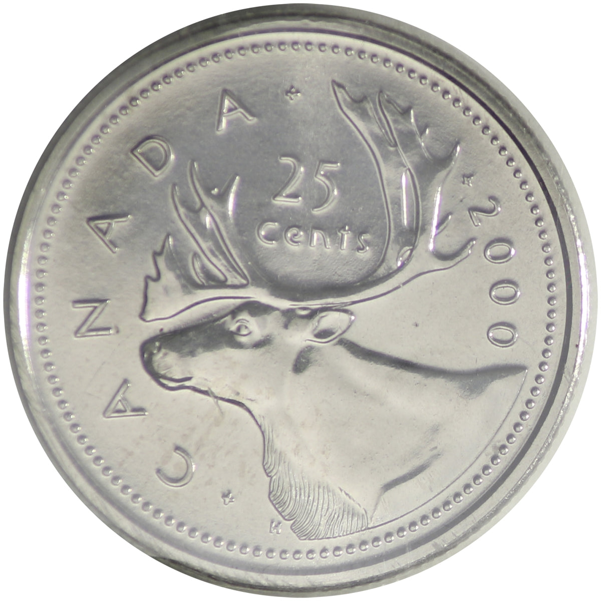 2000W Canada 25-cents ICCS Certified MS67 NBU