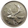 2001 (No P) Canada 25-cents Brilliant Uncirculated (MS63)