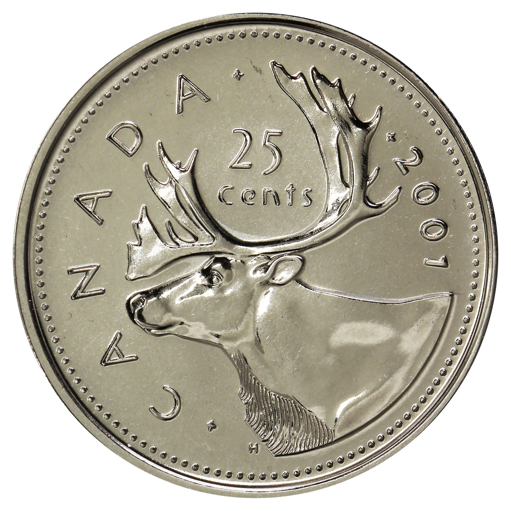2001P Canada 25-cents Proof Like