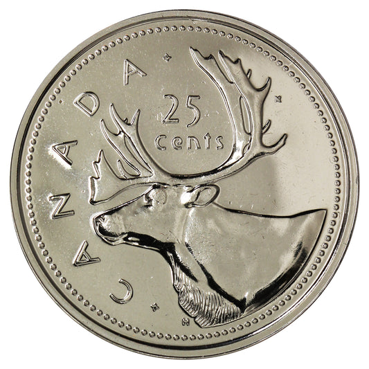 2002P Canada 25-cents Proof Like