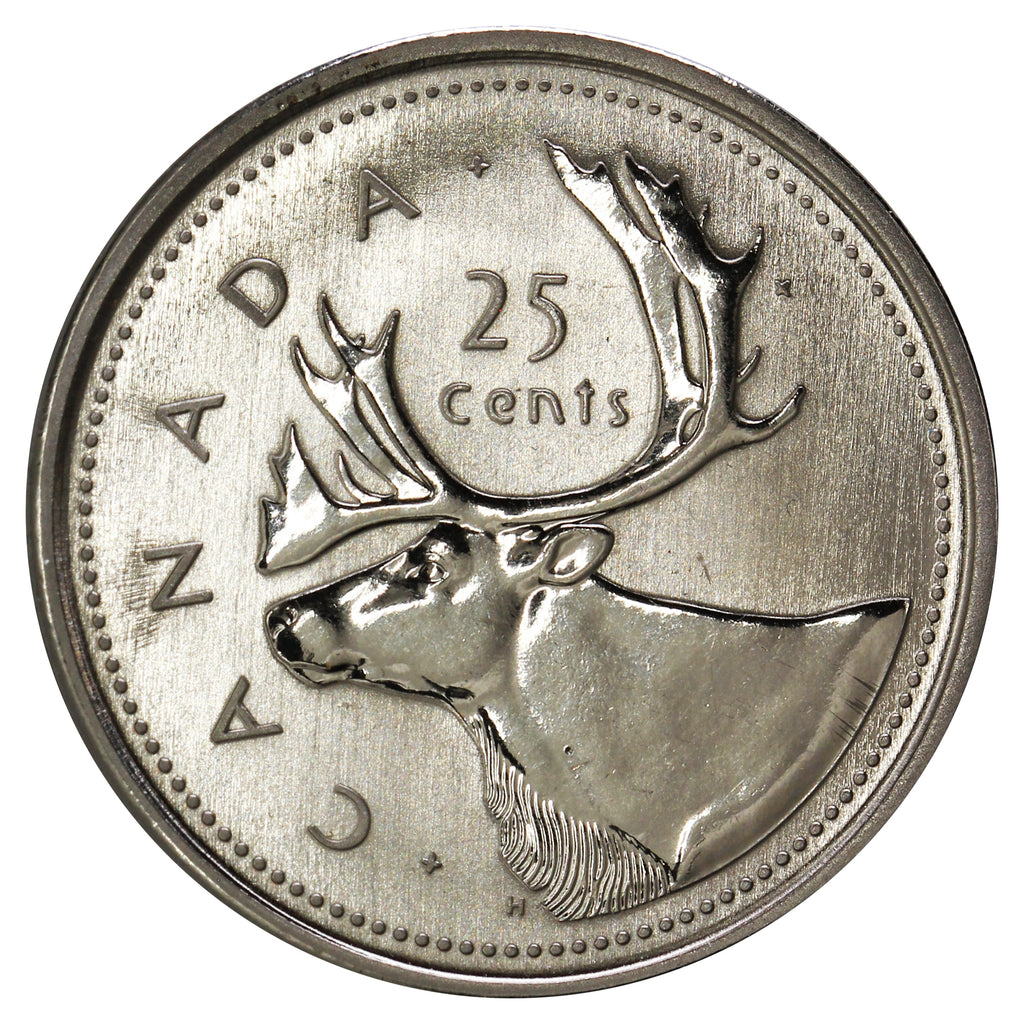 2002P Canada 25-cents Specimen