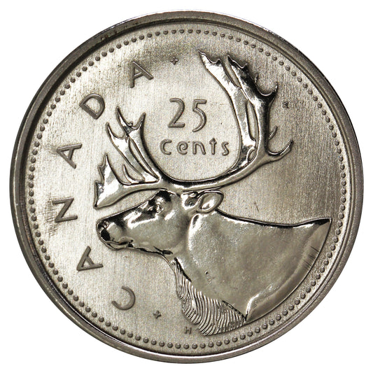 2002P Canada 25-cents Specimen