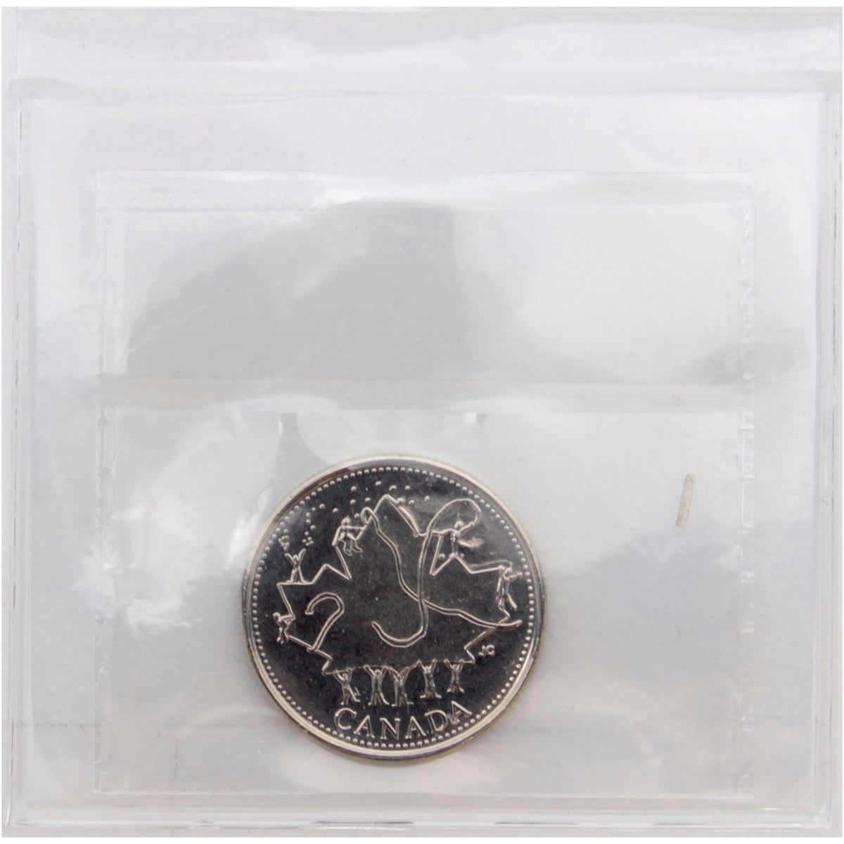 2002P Canada Day 25-cents ICCS Certified MS66