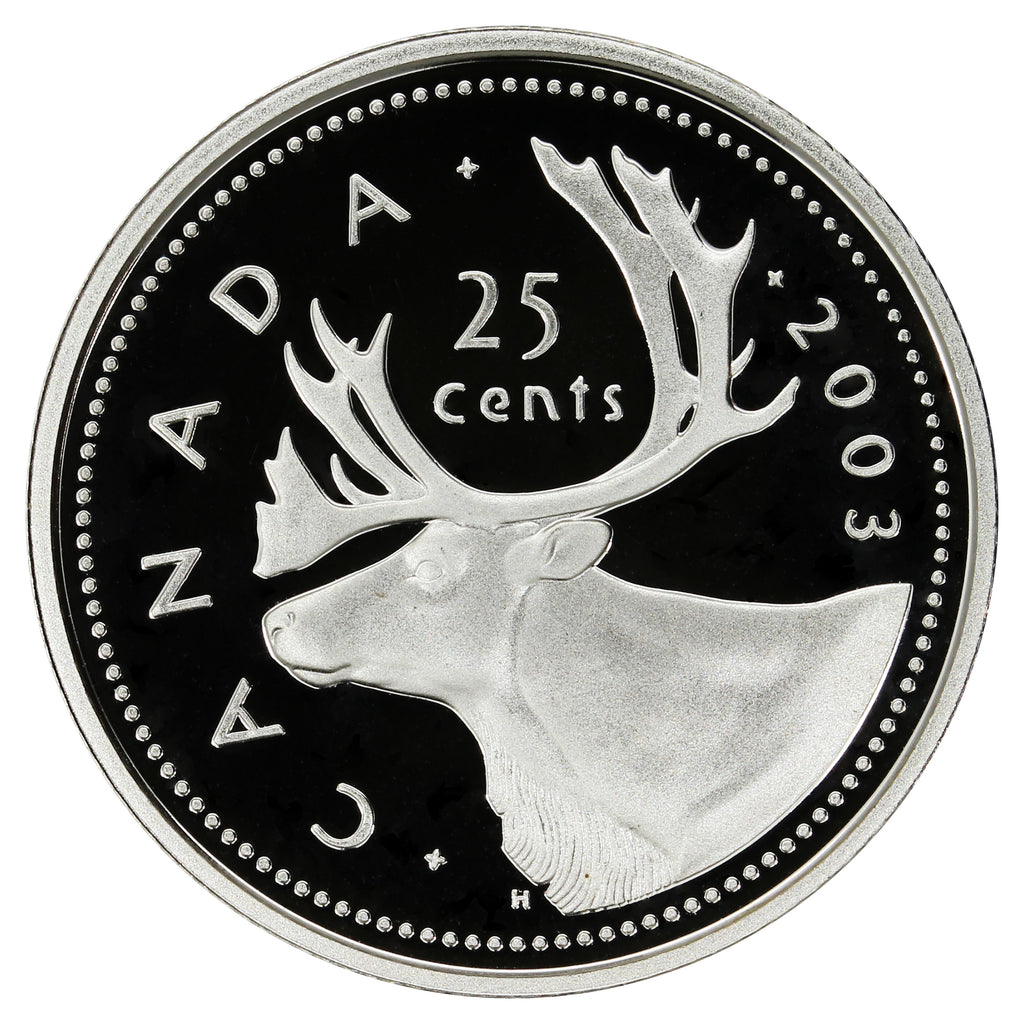 2003 Canada 25-cents Silver Proof