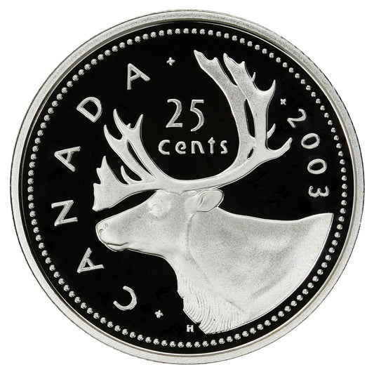2003 Canada 25-cents Silver Proof