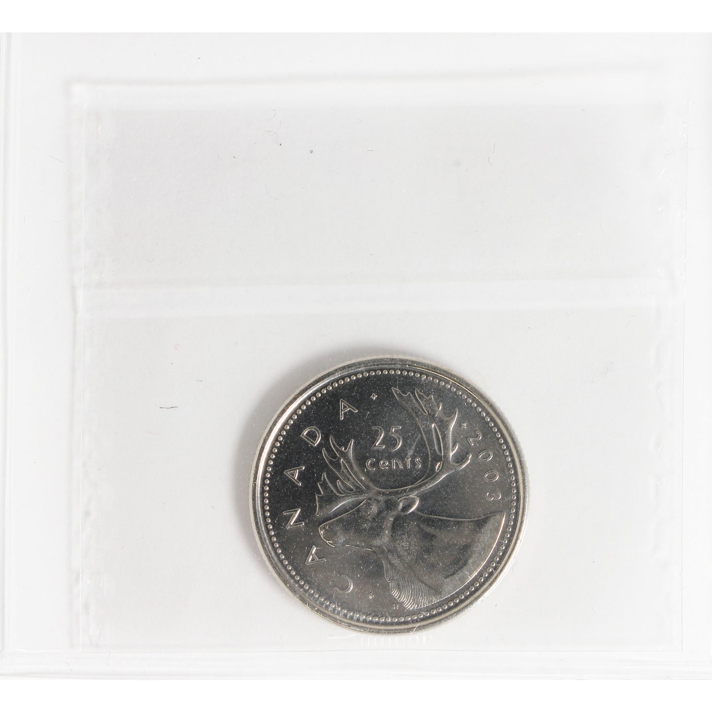 2003P Old Effigy Canada 25-cents ICCS Certified MS65