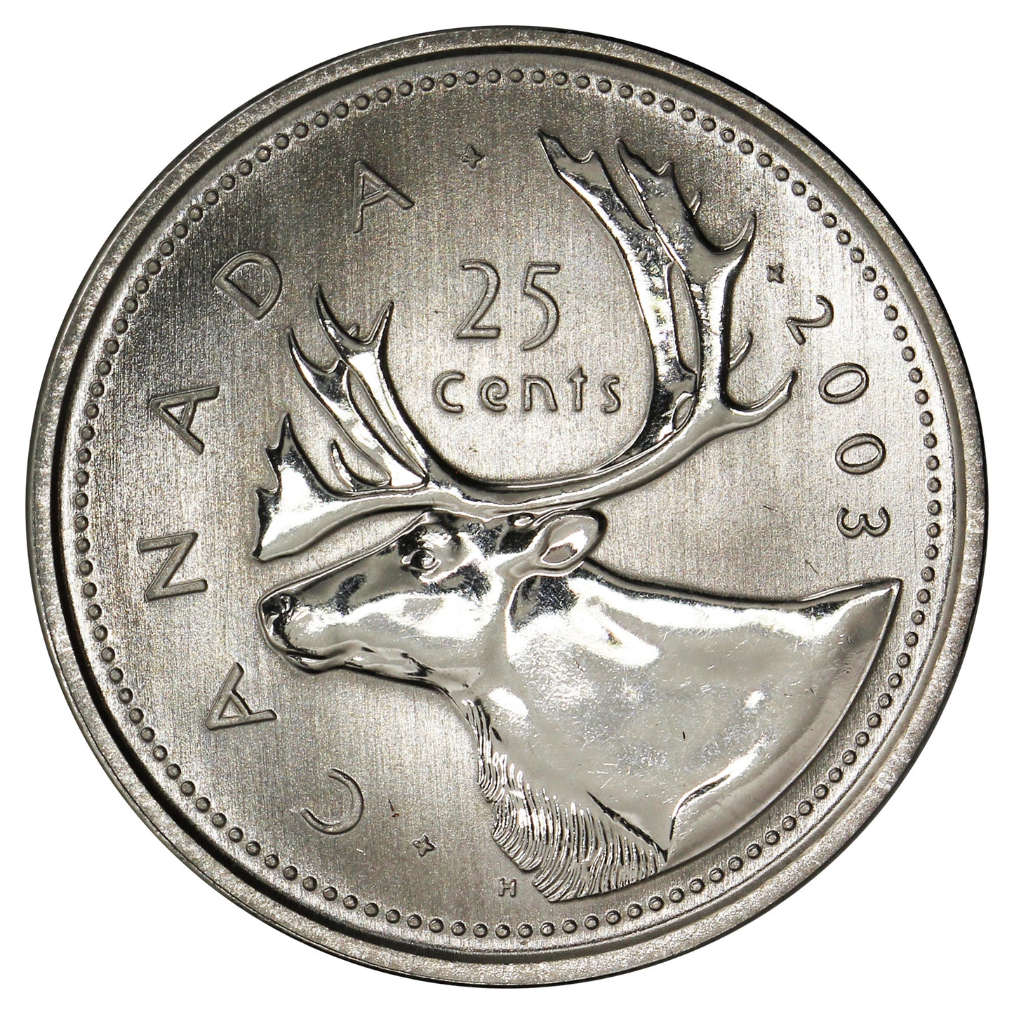 2003P Old Effigy Canada 25-cents Specimen