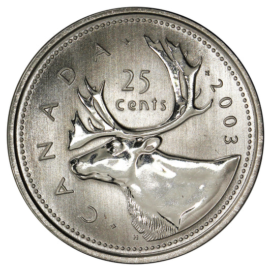 2003P Old Effigy Canada 25-cents Specimen