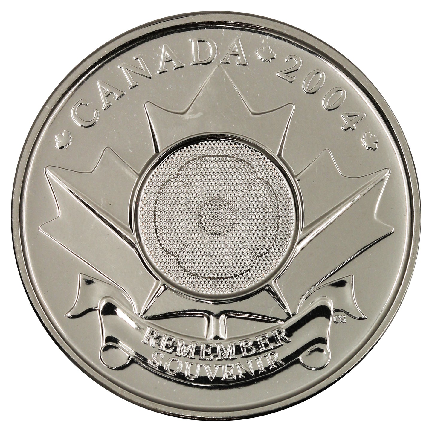 2004 Poppy Test Token Canada 25-cents Proof Like (TT-25.25)