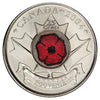 2004P Poppy Canada 25-cents Brilliant Uncirculated (MS63)