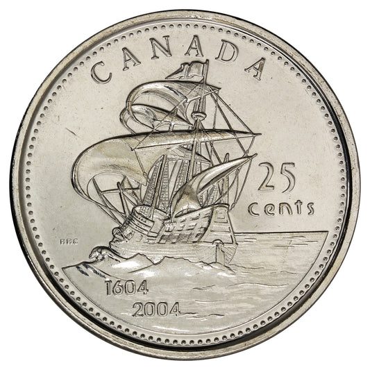 2004P St. Croix Canada 25-cents Brilliant Uncirculated (MS63)