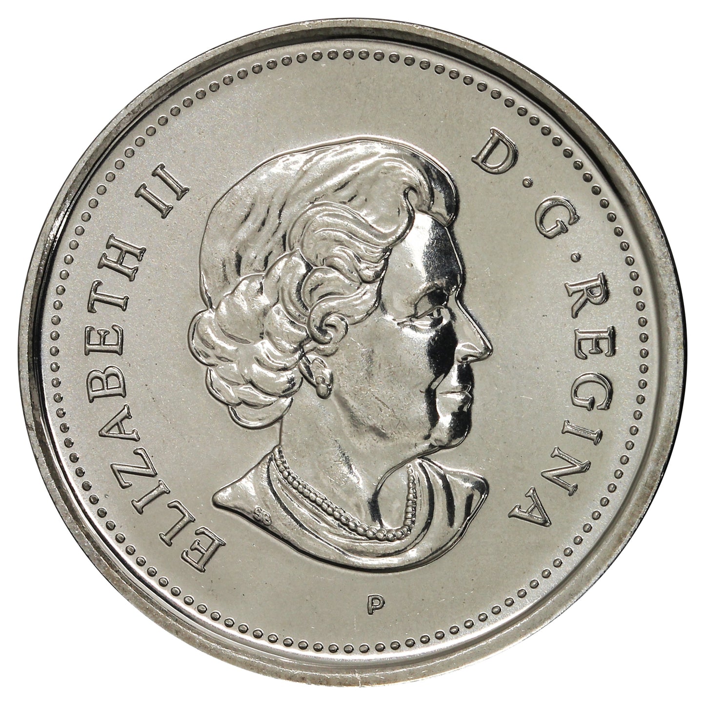 2005P Caribou Canada 25-cents Brilliant Uncirculated (MS63)