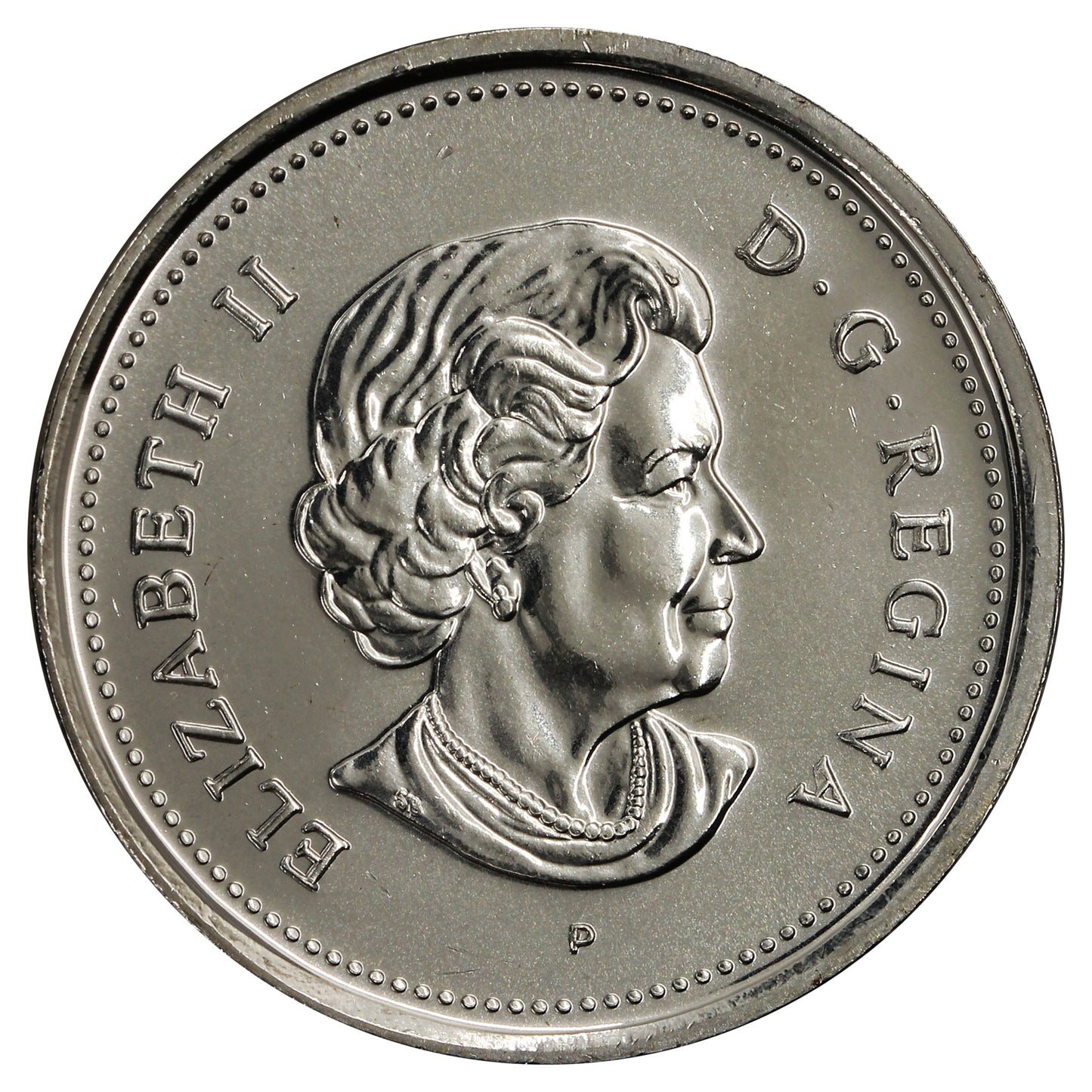 2005P Saskatchewan Canada 25-cents Brilliant Uncirculated (MS63)