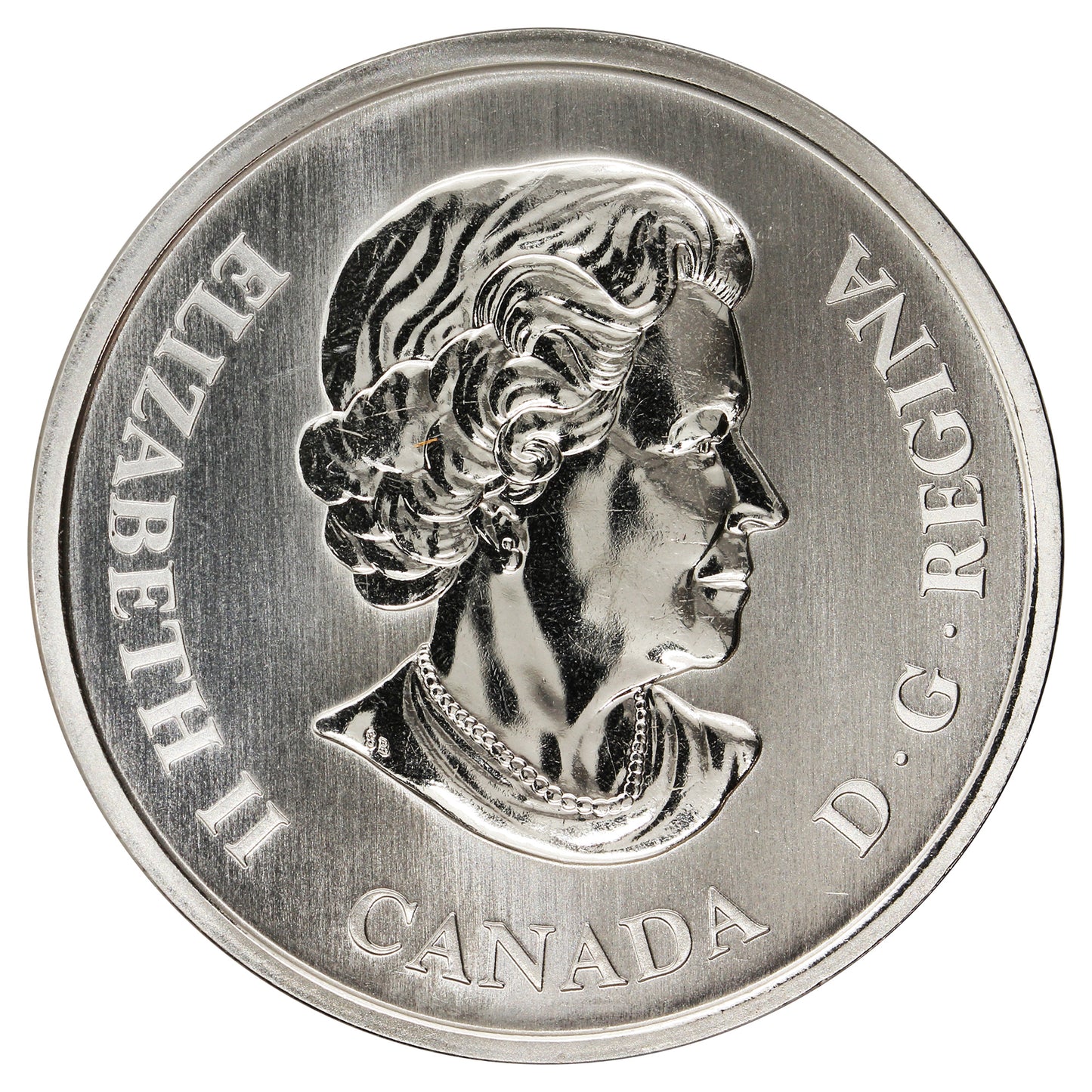 2006 80th Birthday of the Queen Canada 25-cents Specimen (from card)