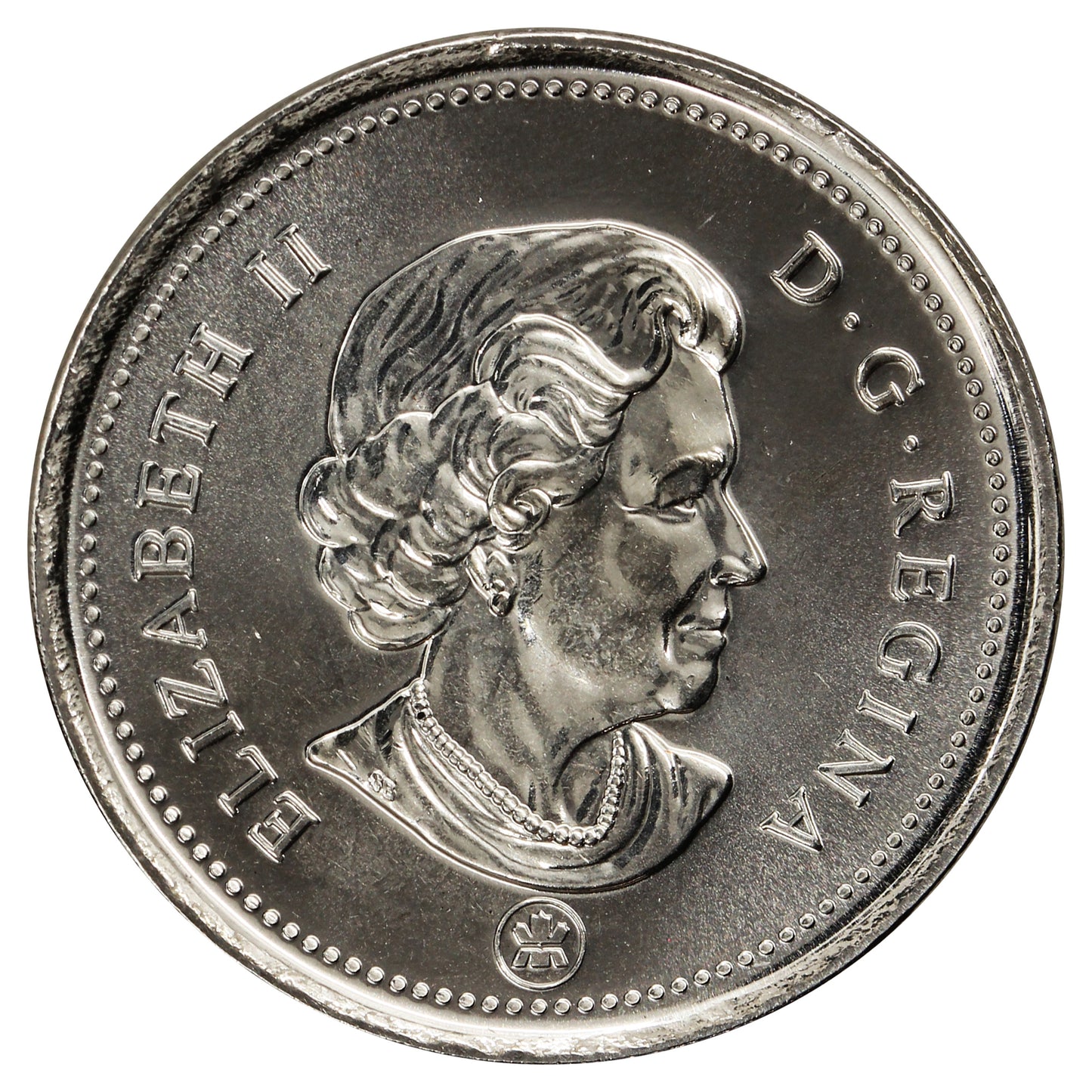 2006 Logo Caribou Canada 25-cents Brilliant Uncirculated (MS63)