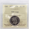 2006 RCM Logo Canada 25-cents ICCS Certified MS66