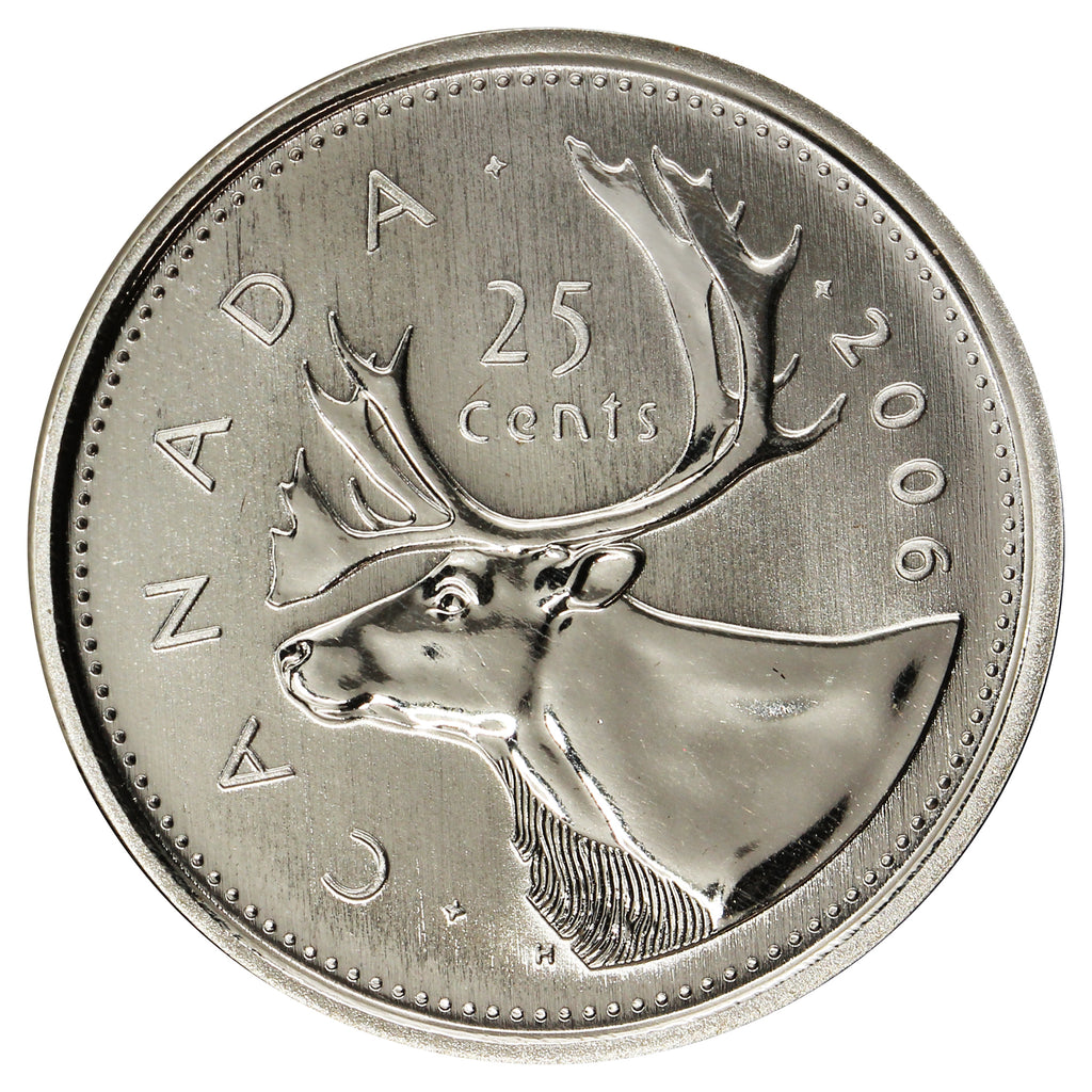 2006P Caribou Canada 25-cents Specimen