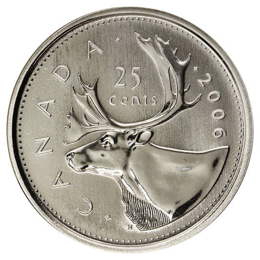 2006P Caribou Canada 25-cents Specimen