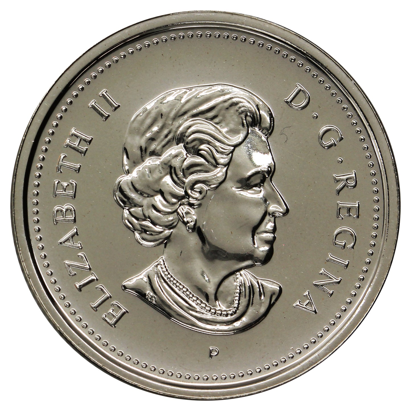 2006P Coloured Christmas Canada 25-cents Proof Like