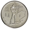 2007 Biathlon Canada 25-cents Brilliant Uncirculated (MS63)