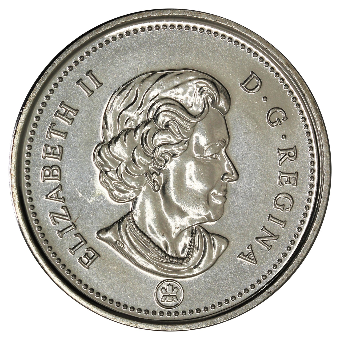 2007 Caribou Canada 25-cents Brilliant Uncirculated (MS63)