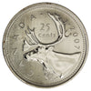 2007 Caribou Canada 25-cents Specimen