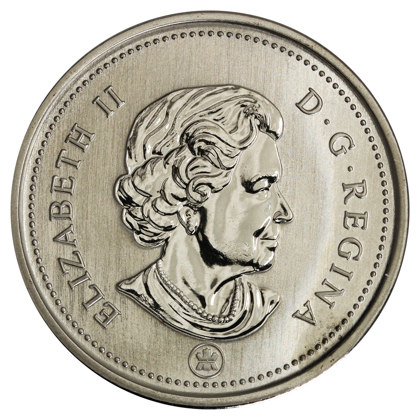2007 Caribou Canada 25-cents Specimen