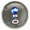 2007 Coloured Baby Canada 25-cents Proof Like $