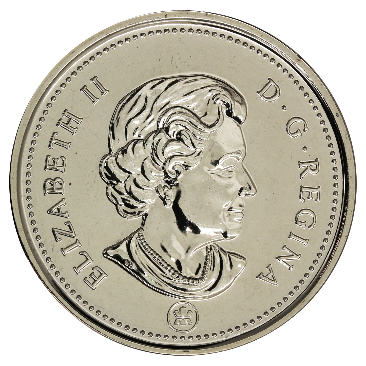 2007 Coloured Christmas Tree Canada 25-cents Proof Like