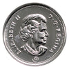 2007 Coloured Oh Canada (Red Leaf) 25-cents Proof Like