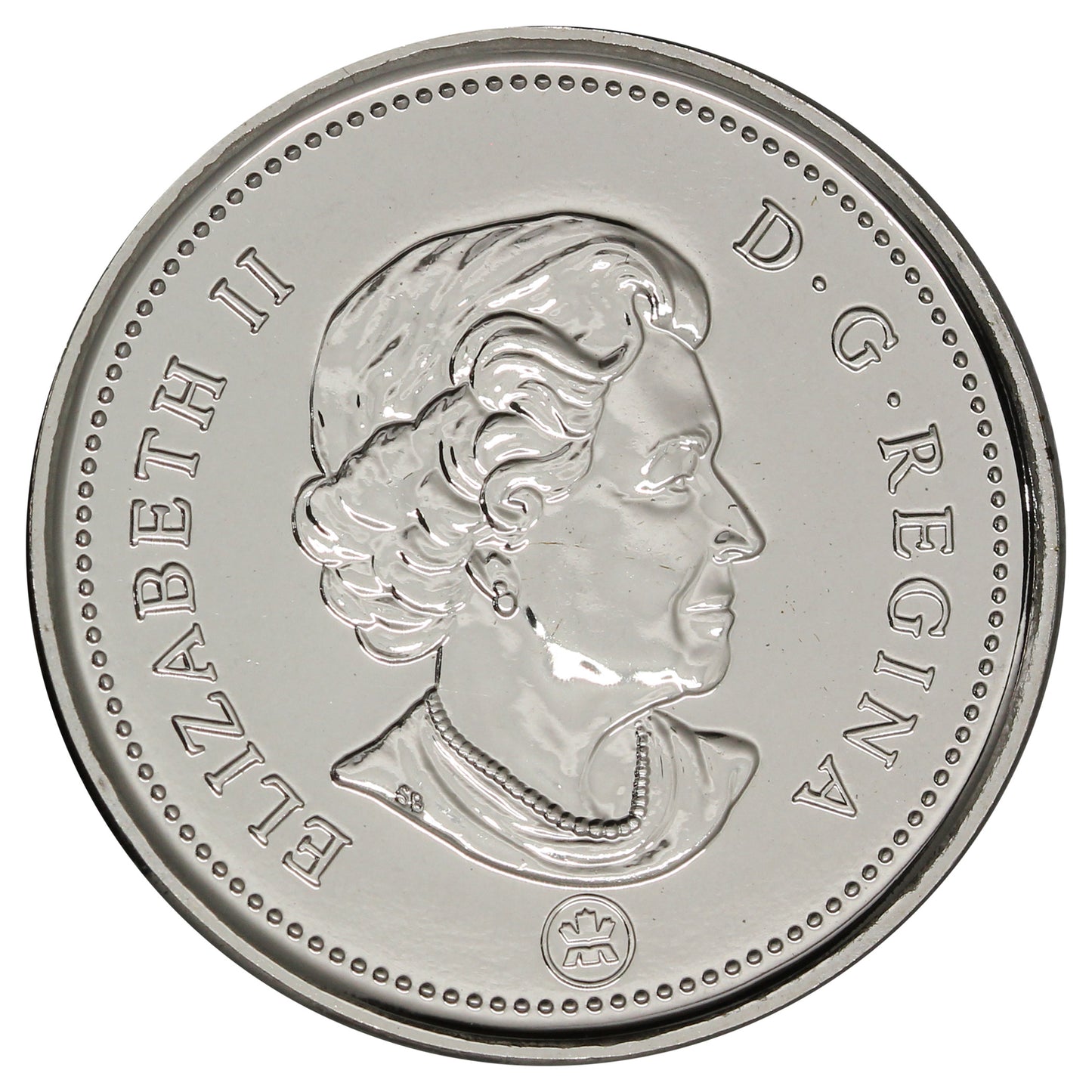 2007 Coloured Wedding Canada 25-cents Proof Like