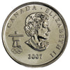 2007 Curling Canada 25-cents Brilliant Uncirculated (MS63)
