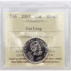 2007 Curling Canada 25-cents ICCS Certified MS65