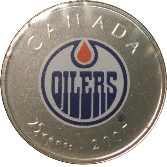 2007 Edmonton Oilers Canada 25-cents(set) Proof Like