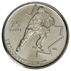 2007 Ice Hockey Canada 25-cents Brilliant Uncirculated (MS63)