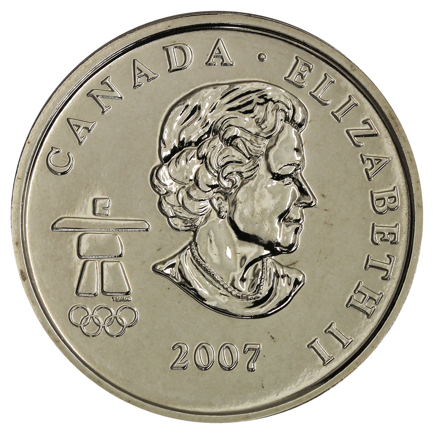 2007 Ice Hockey Canada 25-cents Proof Like