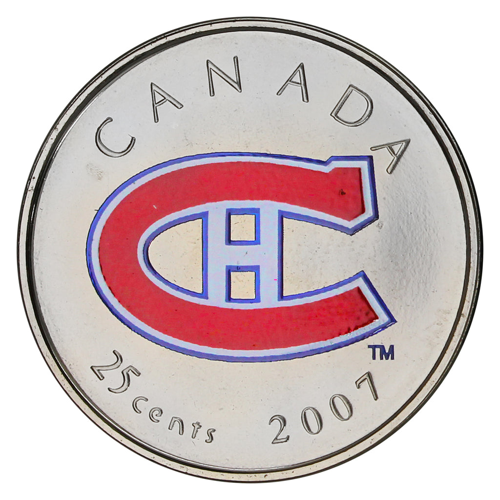 2007 Montreal Canadiens Canada 25-cents (From Set) Proof Like