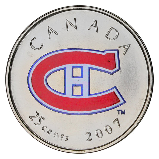 2007 Montreal Canadiens Canada 25-cents (From Set) Proof Like