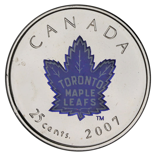 2007 Toronto Maple Leafs Canada 25-cents(set) Proof Like