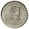 2007 Wheelchair Curling Canada 25-cents Brilliant Uncirculated (MS63)